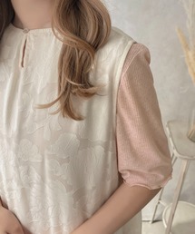 apres jour clair | 【apes jour clair】２WAYシアーリブメロートップス【ZOZOTOWN限定アイテム】(Tシャツ/カットソー)