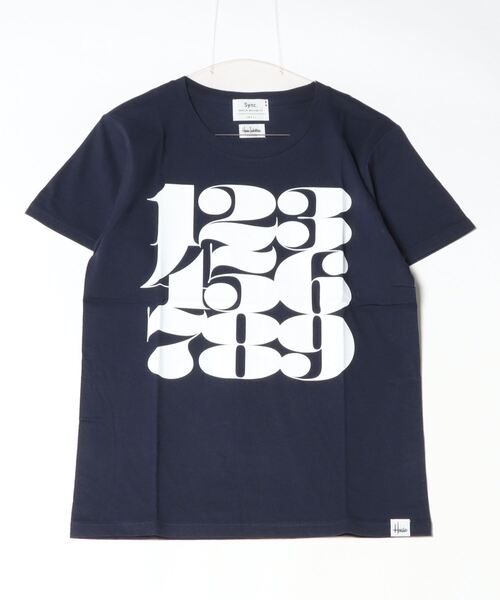 Sync.(スィンク)の「Sync.【House Industries】TEE “NUMBERS”(Tシャツ/カットソー・メンズ・ホワイト/ブラック/ネイビー/ヘザーグレー・MEDIUM/SMALL/LARGE/X-LARGE)」の4枚目の写真