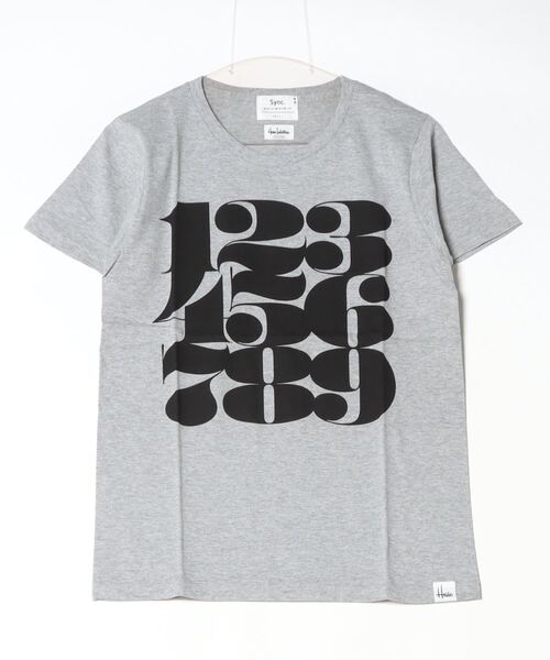 Sync.(スィンク)の「Sync.【House Industries】TEE “NUMBERS”(Tシャツ/カットソー・メンズ・ホワイト/ブラック/ネイビー/ヘザーグレー・MEDIUM/SMALL/LARGE/X-LARGE)」の3枚目の写真