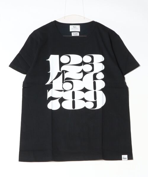 Sync.(スィンク)の「Sync.【House Industries】TEE “NUMBERS”(Tシャツ/カットソー・メンズ・ホワイト/ブラック/ネイビー/ヘザーグレー・MEDIUM/SMALL/LARGE/X-LARGE)」の2枚目の写真