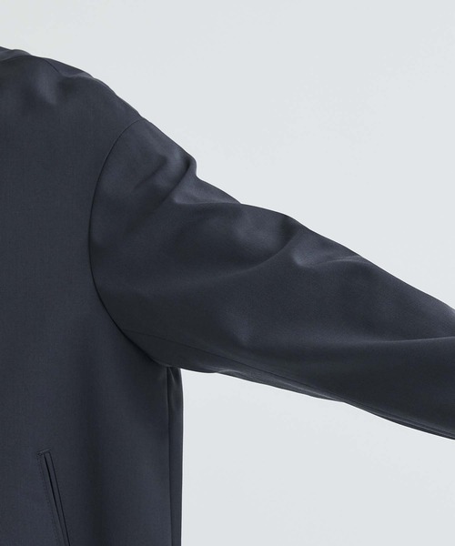 city（シティ）の「【WEB限定】ウールギャバジンMA-1（ブルゾン・メンズ・ライトブルーグレー/ブラック・1/2）」の16枚目の写真