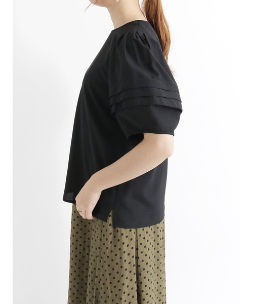 Te chichi(テチチ)の「ランタンタックスリーブブラウス(シャツ/ブラウス・レディース・ブラック/カーキ/ベージュ・フリ-)」の7枚目の写真