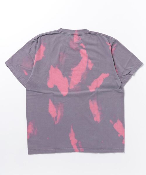 APPLEBUM（アップルバム）の「Vintage Overdye Bleach T-shirt（Tシャツ/カットソー・メンズ・ブラウン/スモークピンク/ブルー・MEDIUM/X-LARGE/XX-LARGE/LARGE）」の7枚目の写真
