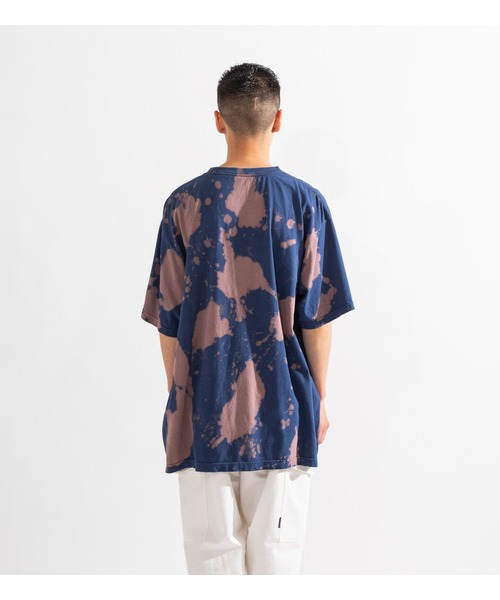 APPLEBUM（アップルバム）の「Vintage Overdye Bleach T-shirt（Tシャツ/カットソー・メンズ・ブラウン/スモークピンク/ブルー・MEDIUM/X-LARGE/XX-LARGE/LARGE）」の10枚目の写真