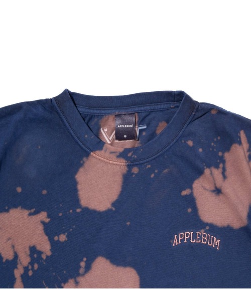 APPLEBUM（アップルバム）の「Vintage Overdye Bleach T-shirt（Tシャツ/カットソー・メンズ・ブラウン/スモークピンク/ブルー・MEDIUM/X-LARGE/XX-LARGE/LARGE）」の14枚目の写真