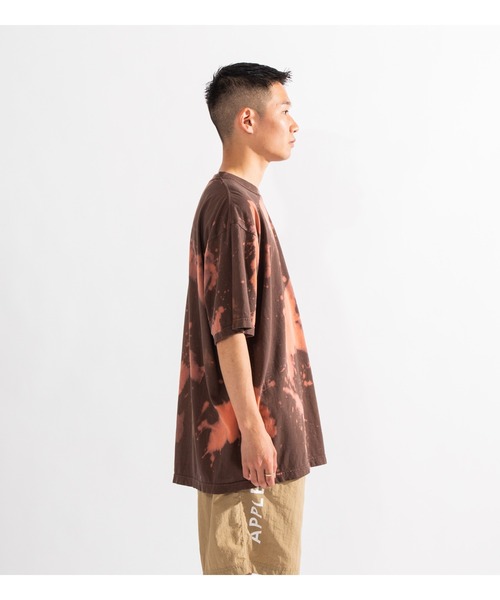 APPLEBUM（アップルバム）の「Vintage Overdye Bleach T-shirt（Tシャツ/カットソー・メンズ・ブラウン/スモークピンク/ブルー・MEDIUM/X-LARGE/XX-LARGE/LARGE）」の20枚目の写真