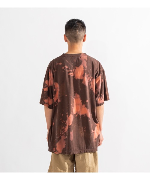 APPLEBUM（アップルバム）の「Vintage Overdye Bleach T-shirt（Tシャツ/カットソー・メンズ・ブラウン/スモークピンク/ブルー・MEDIUM/X-LARGE/XX-LARGE/LARGE）」の21枚目の写真