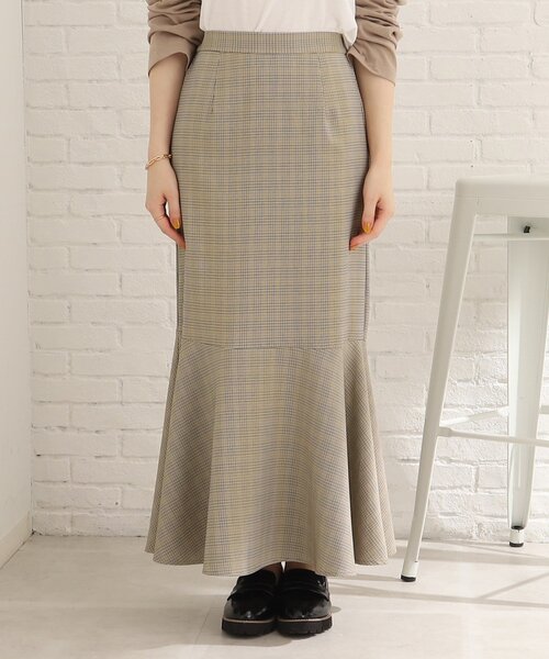 Cutie Blonde（キューティーブロンド）の「◆【セットアップ可能】ウエスト後ろゴムで楽ちん マーメイドスカート（スカート・レディース・ブラック/ブラウン系2/ベージュ系1・00）」の18枚目の写真