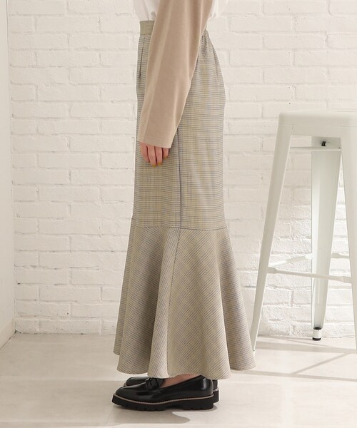 Cutie Blonde（キューティーブロンド）の「◆【セットアップ可能】ウエスト後ろゴムで楽ちん マーメイドスカート（スカート・レディース・ブラック/ブラウン系2/ベージュ系1・00）」の19枚目の写真