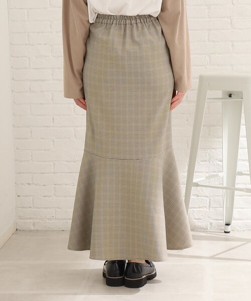 Cutie Blonde（キューティーブロンド）の「◆【セットアップ可能】ウエスト後ろゴムで楽ちん マーメイドスカート（スカート・レディース・ブラック/ブラウン系2/ベージュ系1・00）」の20枚目の写真