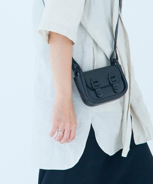 macaroni edge（マカロニエッジ）の「販売終了〈macaroni edge/マカロニエッジ〉マイクロミニバッグ ツーベルトショルダー（ショルダーバッグ・レディース・ホワイト/ブラック/ピンク/ライム/グリーン・ONE SIZE）」の6枚目の写真