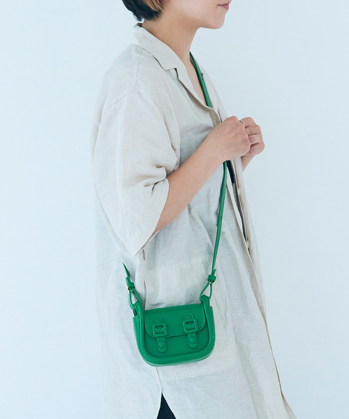 macaroni edge（マカロニエッジ）の「販売終了〈macaroni edge/マカロニエッジ〉マイクロミニバッグ ツーベルトショルダー（ショルダーバッグ・レディース・ホワイト/ブラック/ピンク/ライム/グリーン・ONE SIZE）」の13枚目の写真