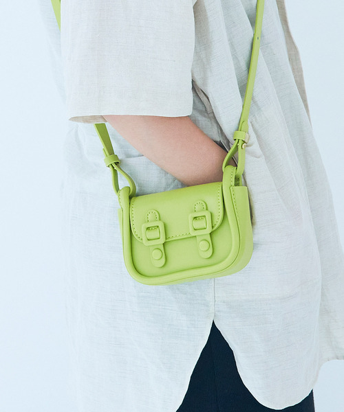 macaroni edge（マカロニエッジ）の「販売終了〈macaroni edge/マカロニエッジ〉マイクロミニバッグ ツーベルトショルダー（ショルダーバッグ・レディース・ホワイト/ブラック/ピンク/ライム/グリーン・ONE SIZE）」の9枚目の写真