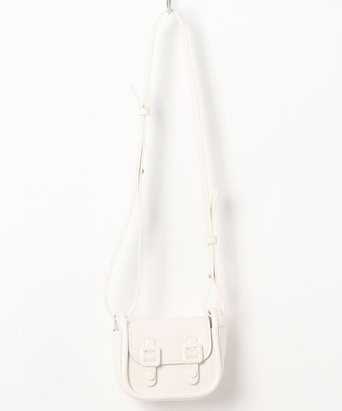 macaroni edge（マカロニエッジ）の「販売終了〈macaroni edge/マカロニエッジ〉マイクロミニバッグ ツーベルトショルダー（ショルダーバッグ・レディース・ホワイト/ブラック/ピンク/ライム/グリーン・ONE SIZE）」の17枚目の写真