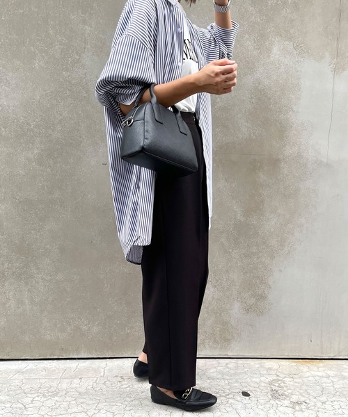 MLI'A（エムリア）の「テーパードパンツ(セットアップ対応)（その他パンツ・レディース・ブラック/パープル/ブラウン/チェック・FREE）」の5枚目の写真