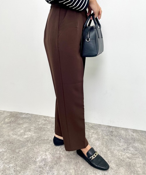 MLI'A（エムリア）の「テーパードパンツ(セットアップ対応)（その他パンツ・レディース・ブラック/パープル/ブラウン/チェック・FREE）」の19枚目の写真