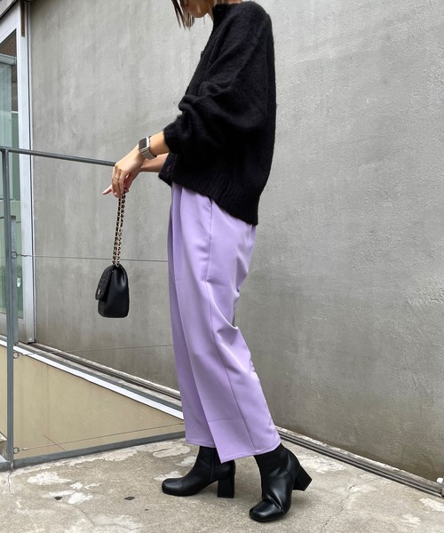 MLI'A（エムリア）の「テーパードパンツ(セットアップ対応)（その他パンツ・レディース・ブラック/パープル/ブラウン/チェック・FREE）」の20枚目の写真