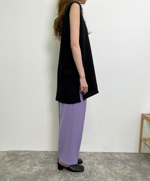 MLI'A（エムリア）の「テーパードパンツ(セットアップ対応)（その他パンツ・レディース・ブラック/パープル/ブラウン/チェック・FREE）」の21枚目の写真