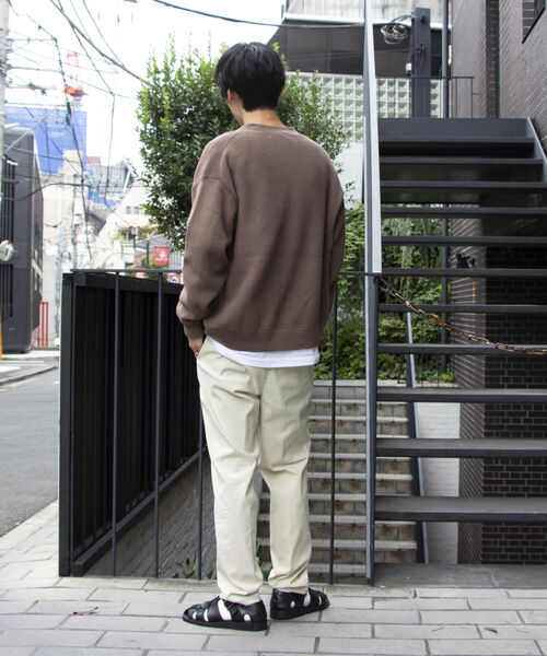 GLOSTER（グロスター）の「【GLOSTER/グロスター】ガムストレッチトラウザー ハイパーストレッチツイルパンツ（その他パンツ・メンズ・アイボリー/チャコールグレー/ベージュ/ネイビー・S/M/L）」の6枚目の写真