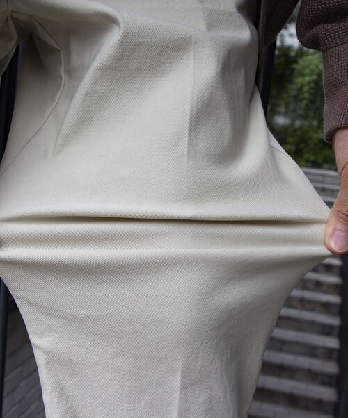 GLOSTER（グロスター）の「【GLOSTER/グロスター】ガムストレッチトラウザー ハイパーストレッチツイルパンツ（その他パンツ・メンズ・アイボリー/チャコールグレー/ベージュ/ネイビー・S/M/L）」の7枚目の写真