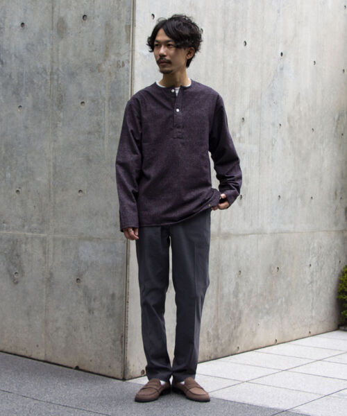 GLOSTER（グロスター）の「【GLOSTER/グロスター】ガムストレッチトラウザー ハイパーストレッチツイルパンツ（その他パンツ・メンズ・アイボリー/チャコールグレー/ベージュ/ネイビー・S/M/L）」の12枚目の写真