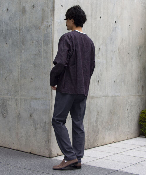 GLOSTER（グロスター）の「【GLOSTER/グロスター】ガムストレッチトラウザー ハイパーストレッチツイルパンツ（その他パンツ・メンズ・アイボリー/チャコールグレー/ベージュ/ネイビー・S/M/L）」の22枚目の写真