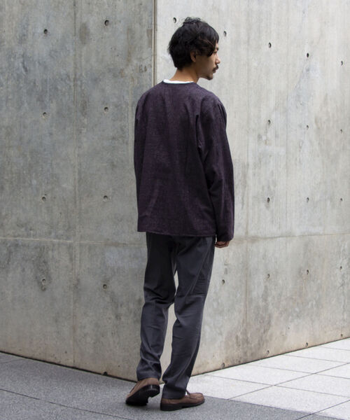 GLOSTER（グロスター）の「【GLOSTER/グロスター】ガムストレッチトラウザー ハイパーストレッチツイルパンツ（その他パンツ・メンズ・アイボリー/チャコールグレー/ベージュ/ネイビー・S/M/L）」の17枚目の写真