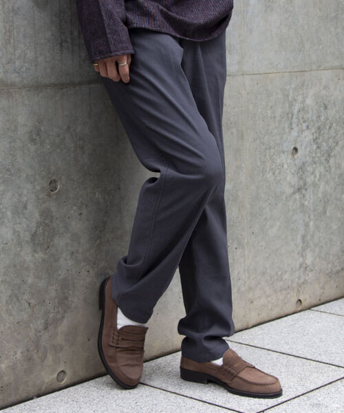 GLOSTER（グロスター）の「【GLOSTER/グロスター】ガムストレッチトラウザー ハイパーストレッチツイルパンツ（その他パンツ・メンズ・アイボリー/チャコールグレー/ベージュ/ネイビー・S/M/L）」の8枚目の写真