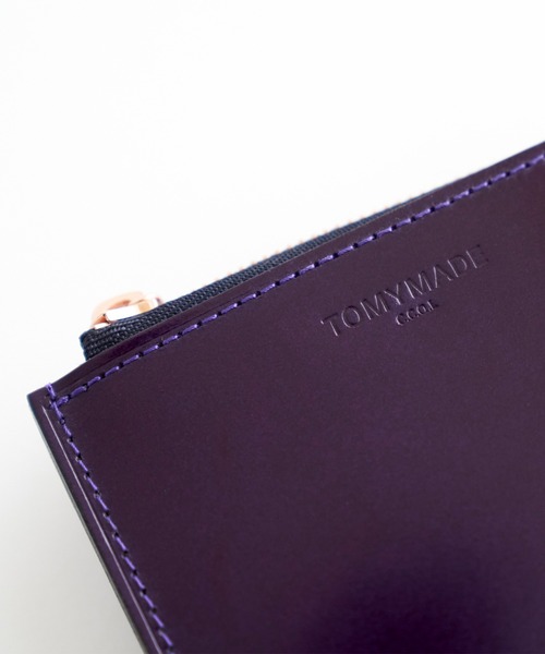 PR01.(ピーアールワン)の「TOMYMADE LZIP(財布・メンズ・キャメル/パープル系その他・FREE)」の8枚目の写真