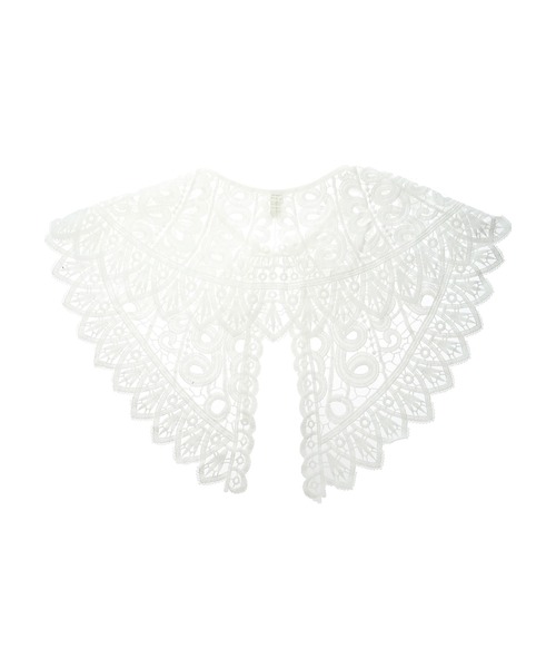 earth music&ecology（アースミュージックアンドエコロジー）の「レース付け衿(L)（付け襟・レディース・ホワイト・FREE）」の5枚目の写真