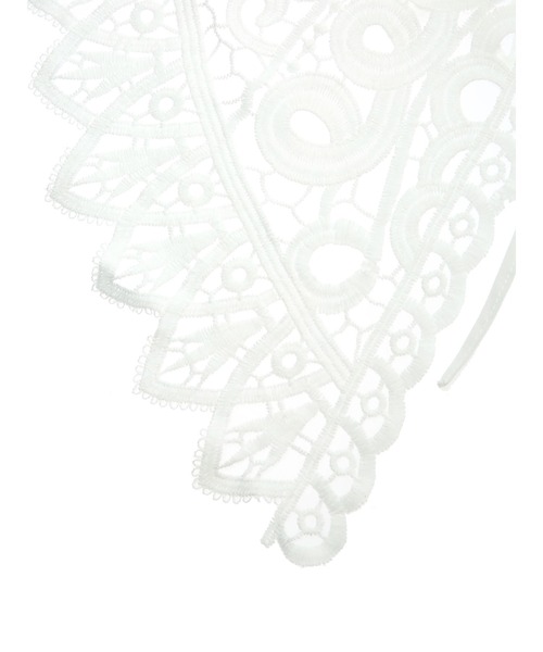 earth music&ecology（アースミュージックアンドエコロジー）の「レース付け衿(L)（付け襟・レディース・ホワイト・FREE）」の7枚目の写真