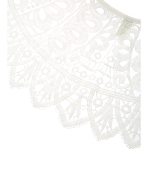 earth music&ecology（アースミュージックアンドエコロジー）の「レース付け衿(L)（付け襟・レディース・ホワイト・FREE）」の8枚目の写真