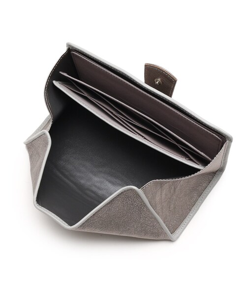 HIROKO HAYASHI（ヒロコハヤシ）の「◆FRANGIA（フランジャ）長財布ミニ（財布・レディース・ブラック/ホワイト系/ベージュ/シルバー/ゴールド・00）」の11枚目の写真