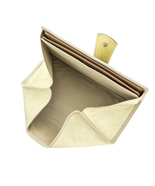 HIROKO HAYASHI（ヒロコハヤシ）の「◆FRANGIA（フランジャ）長財布ミニ（財布・レディース・ブラック/ホワイト系/ベージュ/シルバー/ゴールド・00）」の19枚目の写真