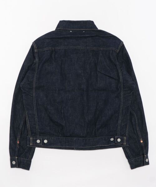 Scye(サイ)の「【Scye】Selvedge Denim Pivot Sleeve Trucker Jacket(デニムジャケット・メンズ・インディゴブルー・38/36/40cm)」の2枚目の写真