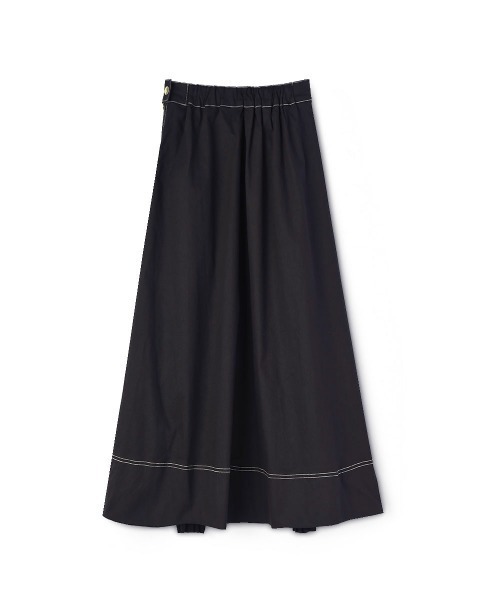 marjour（マージュール）の「BI-COLOR STITCH TUCK SKIRT（スカート・レディース・ブラック・M）」の18枚目の写真