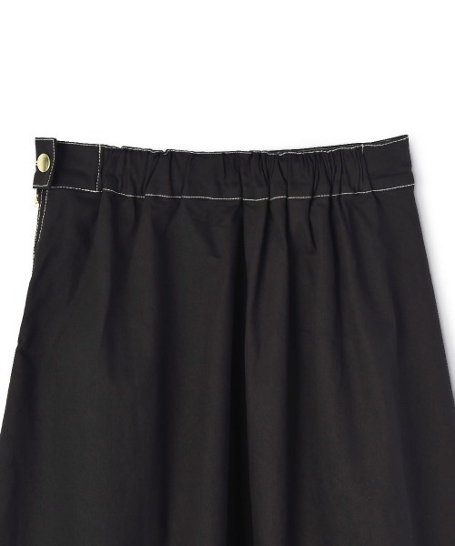 marjour（マージュール）の「BI-COLOR STITCH TUCK SKIRT（スカート・レディース・ブラック・M）」の20枚目の写真