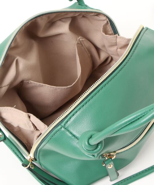 KATHARINE ROSS(キャサリンロス)の「【KATHARINE ROSS】カラーボストンバッグ(ボストンバッグ・レディース・グレイッシュベージュ/グリーン/マスタード・MEDIUM)」の5枚目の写真