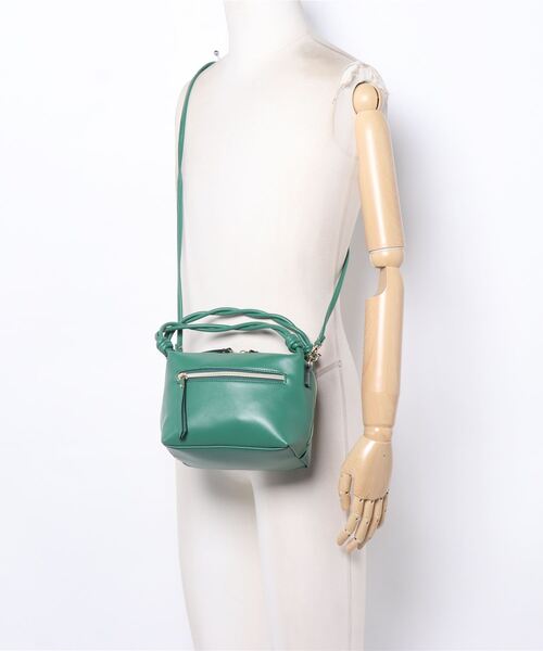 KATHARINE ROSS(キャサリンロス)の「【KATHARINE ROSS】カラーボストンバッグ(ボストンバッグ・レディース・グレイッシュベージュ/グリーン/マスタード・MEDIUM)」の4枚目の写真