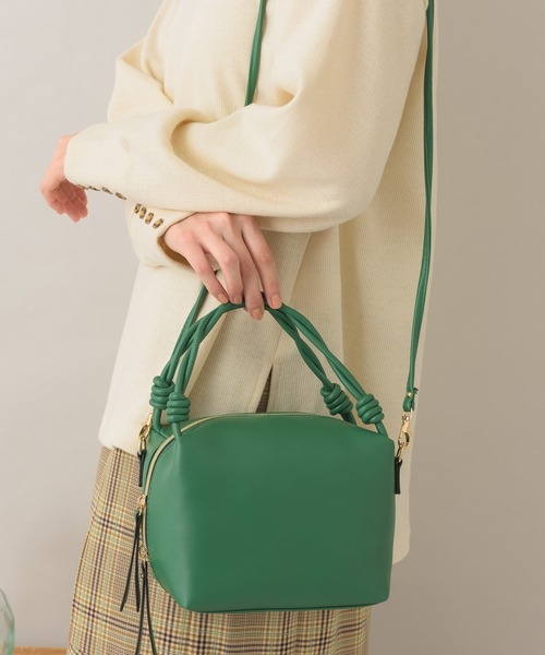 KATHARINE ROSS(キャサリンロス)の「【KATHARINE ROSS】カラーボストンバッグ(ボストンバッグ・レディース・グレイッシュベージュ/グリーン/マスタード・MEDIUM)」の2枚目の写真