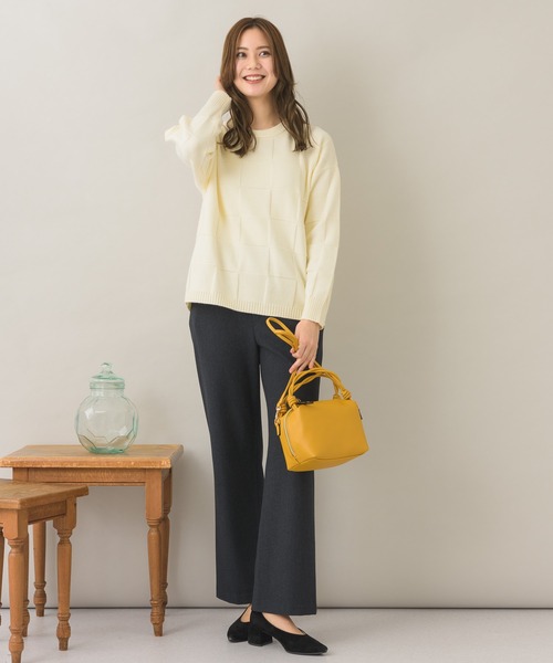 KATHARINE ROSS(キャサリンロス)の「【KATHARINE ROSS】カラーボストンバッグ(ボストンバッグ・レディース・グレイッシュベージュ/グリーン/マスタード・MEDIUM)」の14枚目の写真