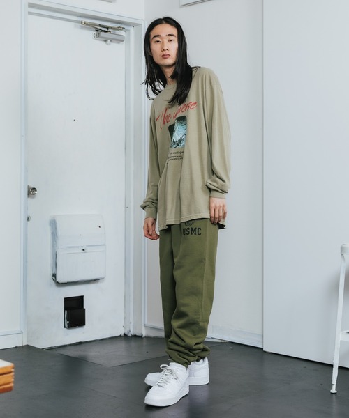 SOFFE（ソフィー）の「SOFFE/ソフィー U.S.M.C. MARINE CORPS SWEAT PANTS スウェットパンツ（スウェットパンツ・メンズ・オリーブ・M/L/XL）」の18枚目の写真