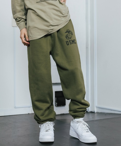 SOFFE（ソフィー）の「SOFFE/ソフィー U.S.M.C. MARINE CORPS SWEAT PANTS スウェットパンツ（スウェットパンツ・メンズ・オリーブ・M/L/XL）」の15枚目の写真