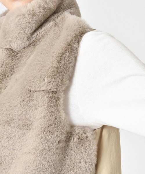 BEATRICE】フェイクファーベスト