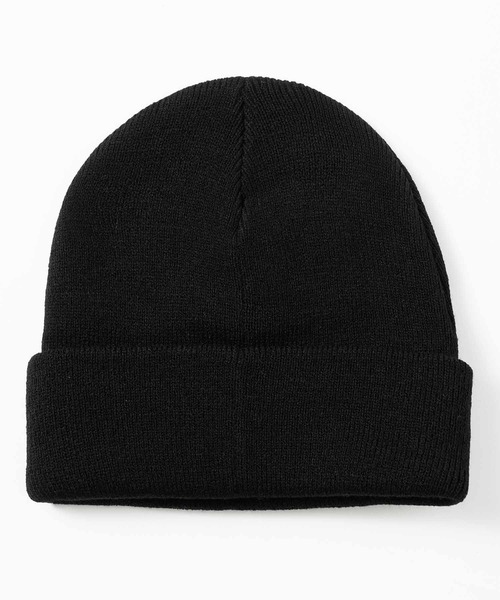 X-girl（エックスガール）の「MILLS LOGO EMBROIDERY KNIT CAP（ニットキャップ/ビーニー・レディース・ブラック/ライトグリーン/イエロー・ONE SIZE）」の4枚目の写真