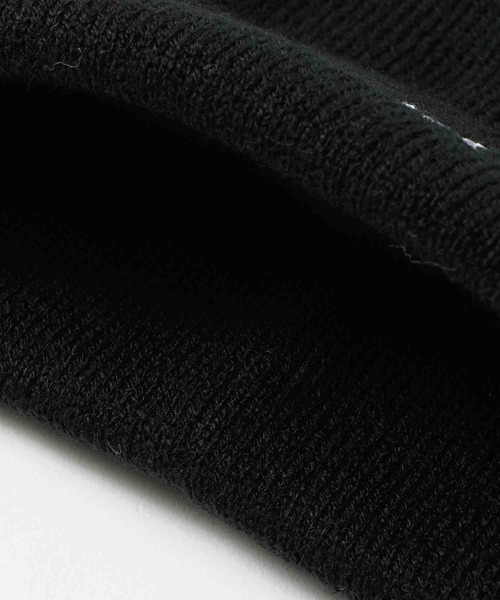 X-girl（エックスガール）の「MILLS LOGO EMBROIDERY KNIT CAP（ニットキャップ/ビーニー・レディース・ブラック/ライトグリーン/イエロー・ONE SIZE）」の8枚目の写真