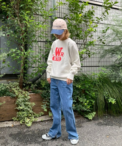 CIAOPANIC(チャオパニック)の「ビンテージライク刺繍配色キャップ(キャップ・レディース・ネイビー/グリーン/グレー・FREE/ONE SIZE)」の9枚目の写真