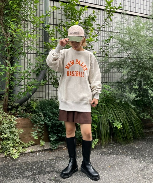 CIAOPANIC(チャオパニック)の「ビンテージライク刺繍配色キャップ(キャップ・レディース・ネイビー/グリーン/グレー・FREE/ONE SIZE)」の10枚目の写真