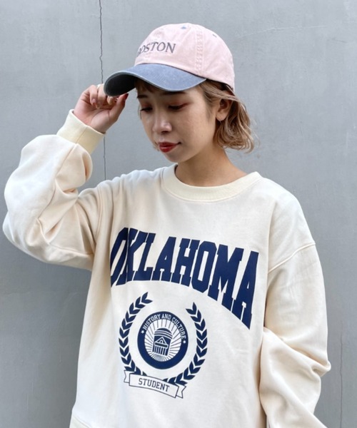 CIAOPANIC(チャオパニック)の「ビンテージライク刺繍配色キャップ(キャップ・レディース・ネイビー/グリーン/グレー・FREE/ONE SIZE)」の20枚目の写真