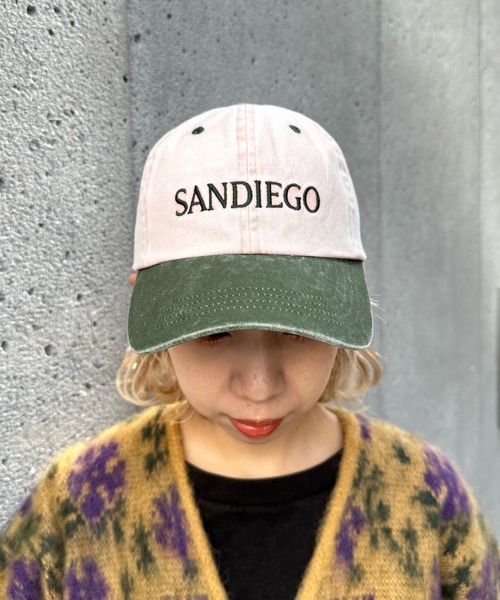 CIAOPANIC(チャオパニック)の「ビンテージライク刺繍配色キャップ(キャップ・レディース・ネイビー/グリーン/グレー・FREE/ONE SIZE)」の22枚目の写真